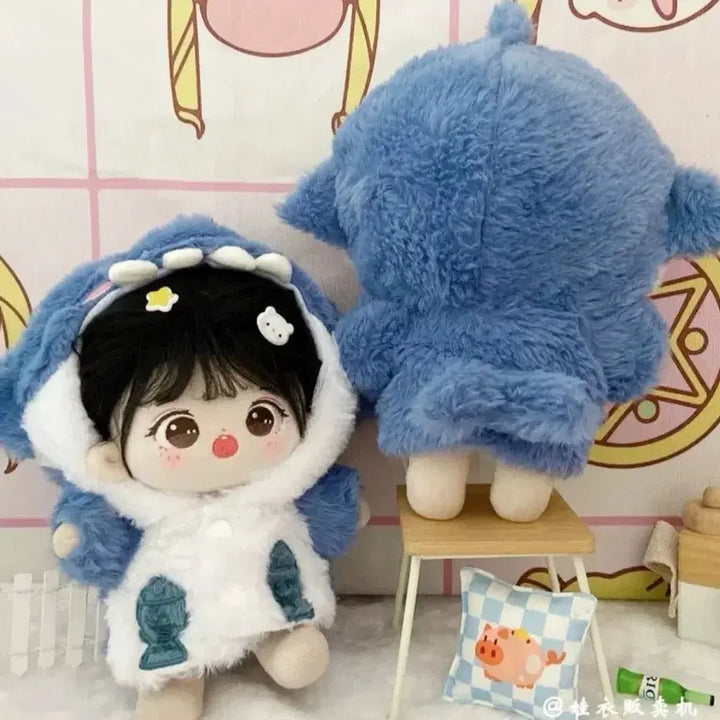 [BUNJANG] 20cm Shark Plush Doll Clothes Set / 20cm 상어 인형옷 솜인형옷 판매해요