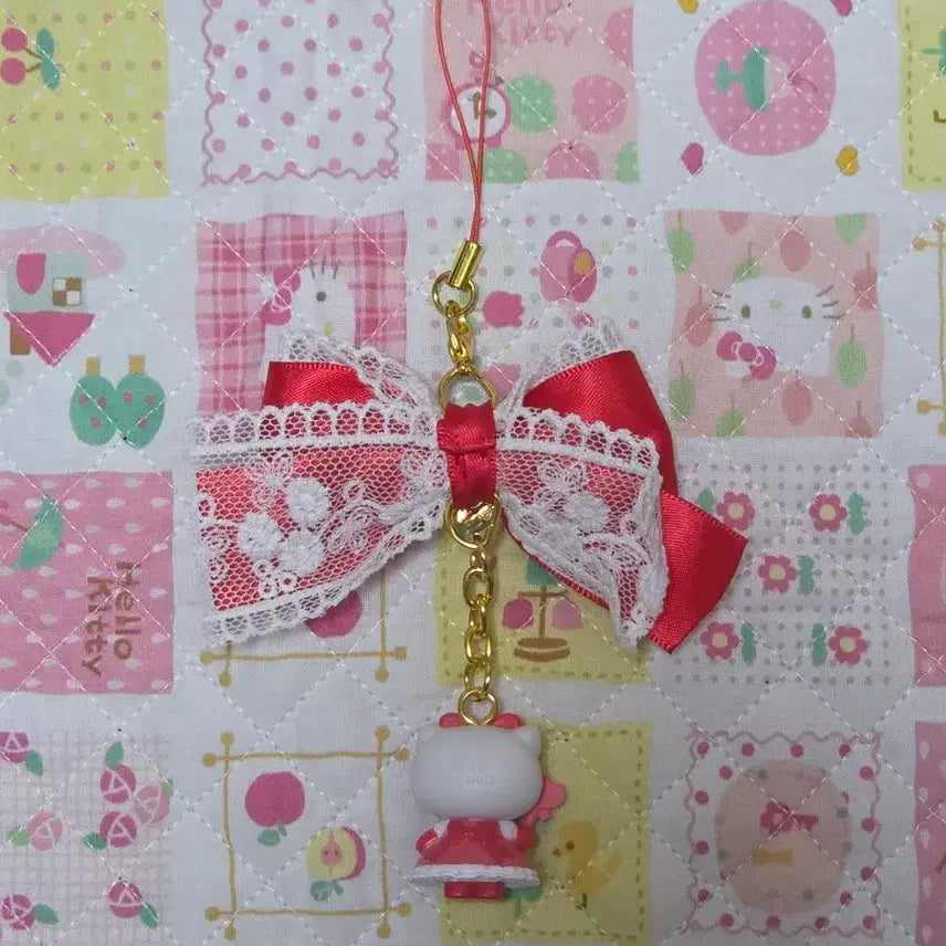 [BUNJANG] Hello Kitty Red Keyring / 헬로키티 레드 키링