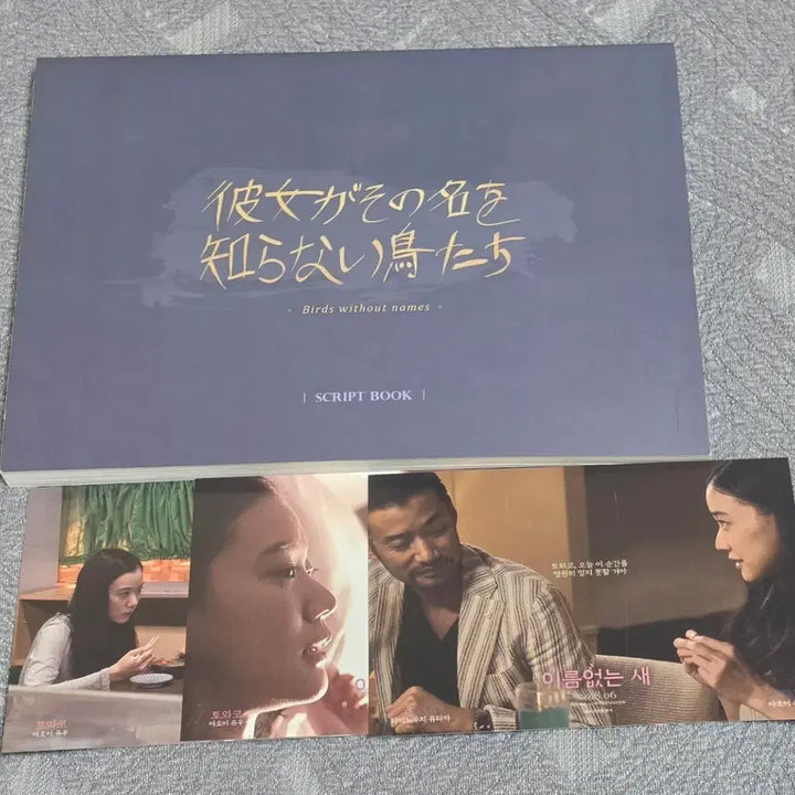[BUNJANG] The Nameless Bird Scriptbook (Japanese) + Postcard / [영화] 이름 없는 새 스크립트북(일본어)+엽서