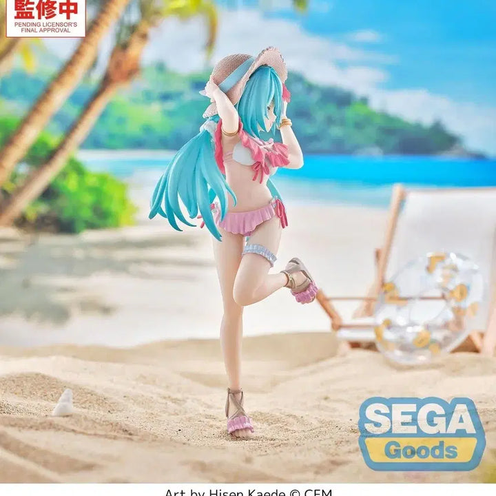 [BUNJANG] Sega Hatsune Miku Conceptual Series Bikini Figure / 세가 하츠네 미쿠 컨셉추얼 시리즈 비키니 피규어