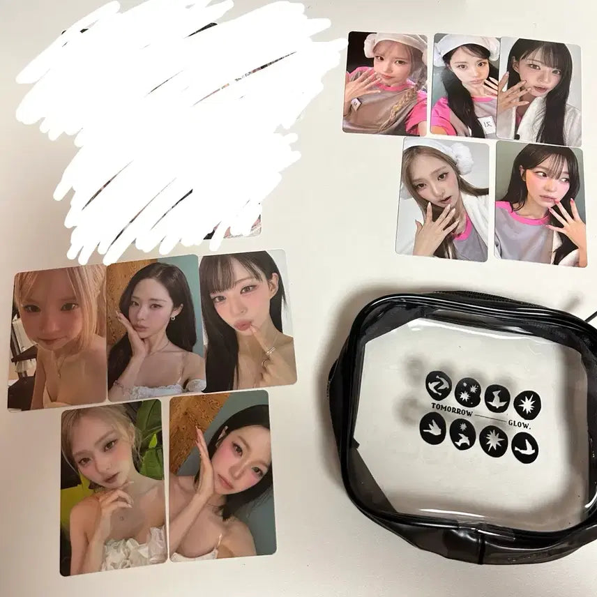 [BUNJANG] fromis_9 "Tomorrow, With You" Glow Concert VIP Lucky Draw Bundle Set Photocard &amp; Pouch / 일괄)프로미스나인 콘서트 막콘 일요일 tomorrow glow 플로버 부스 파우치 vip 특전 사첵 입장 포카 멤버쉽 키트