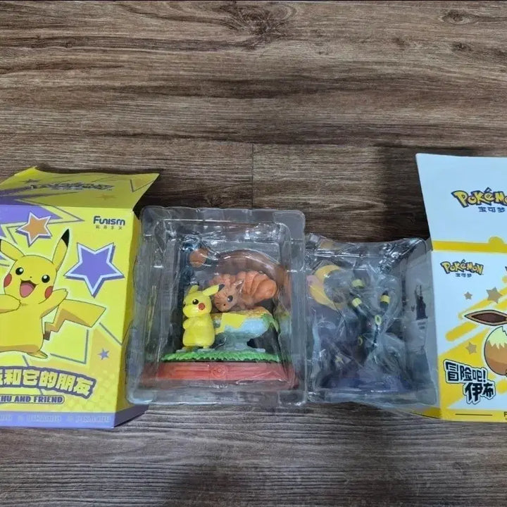 [BUNJANG] Pokemon Pikachu &amp; Ninetales, Umbreon Figure Bundle Set / 포켓몬스터 피카츄&amp;식스테일, 블래키 피규어