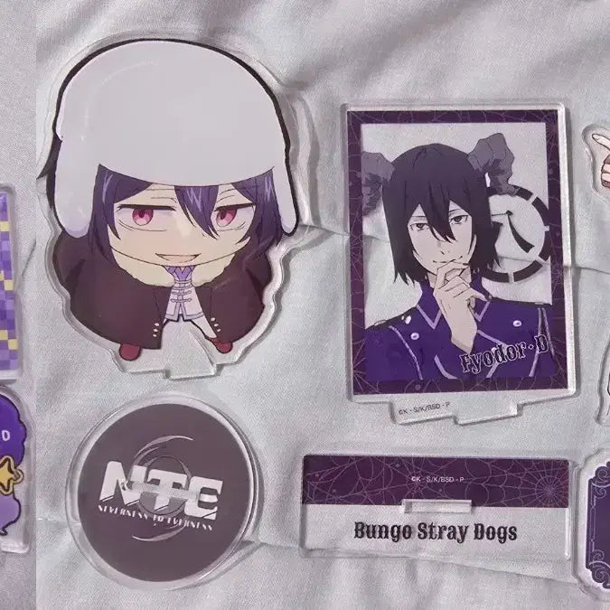 [BUNJANG] Bungo Stray Dogs Fyodor Dostoevsky Acrylic Stands Set / 문호 스트레이 독스 표도르 아크릴 4종 일괄
