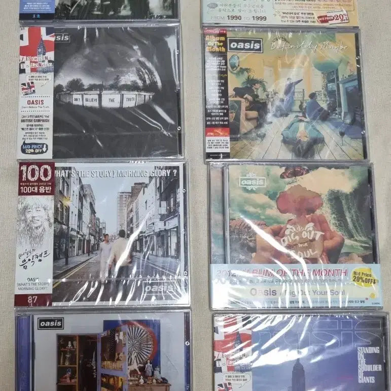 [BUNJANG] Oasis Album CD Collection (Sealed) / [미개봉] 오아시스 앨범 cd 모음