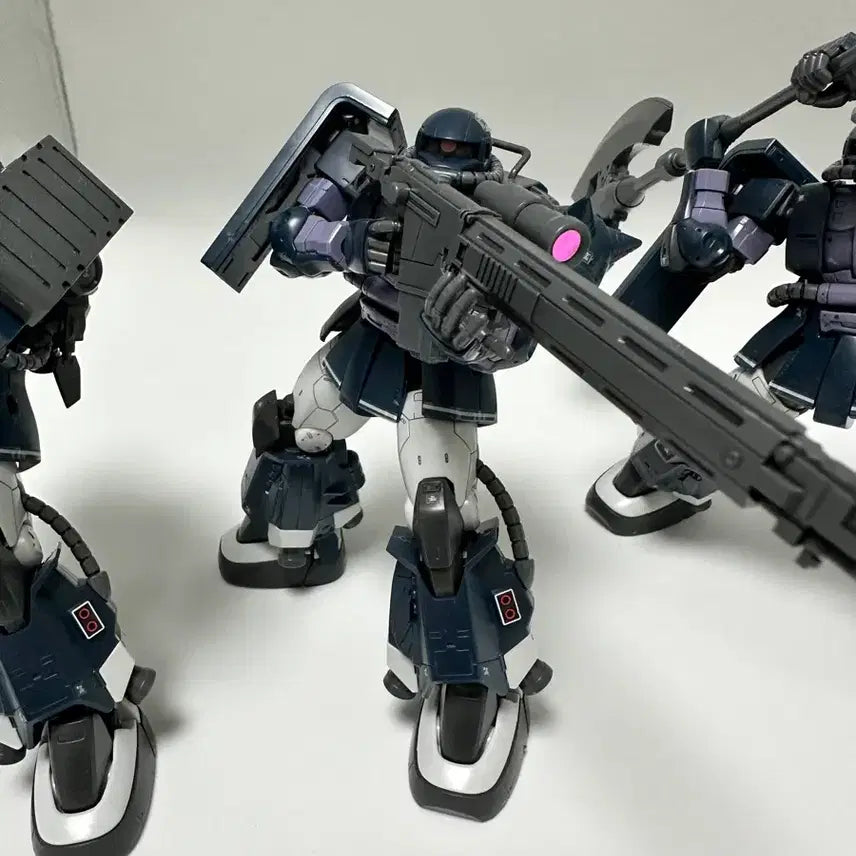[BUNJANG] Bandai HG The Origin Black Tri-Stars Bundle Set / 가조립 3기 일괄 반다이 건프라 HG 디 오리진 검은 삼연성