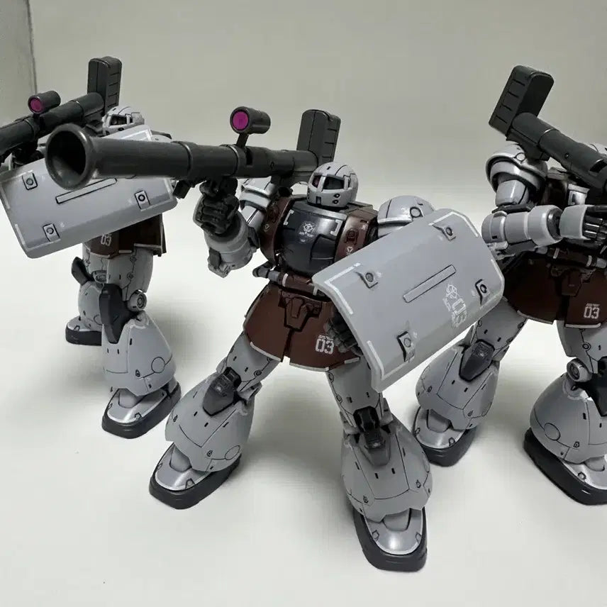 [BUNJANG] Bandai HG The Origin VAFF Squad (Pre-assembled) - Gunpla Bundle / 가조립 3기 일괄 반다이 HG 디 오리진 바프 Waff 소대 건프라