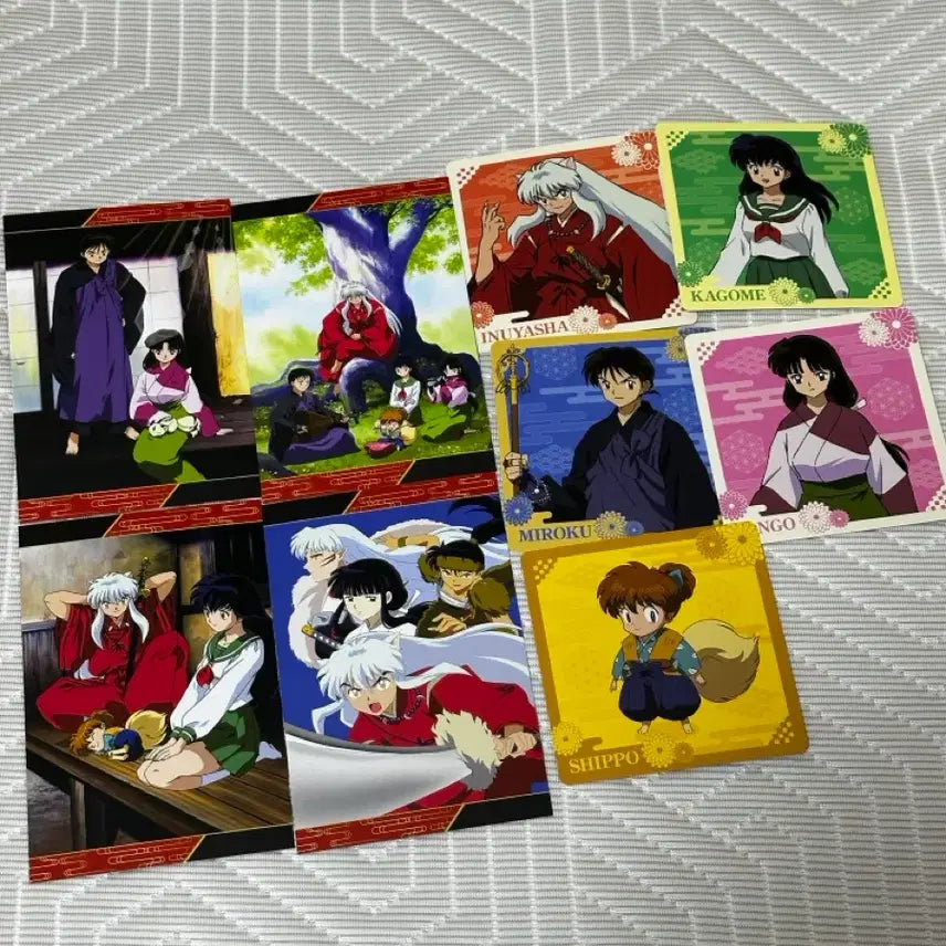 [BUNJANG] Inuyasha Pop-up Exclusive Postcard &amp; Coaster Bundle Set / 이누야샤 팝업 특전 엽서 코스터 일괄