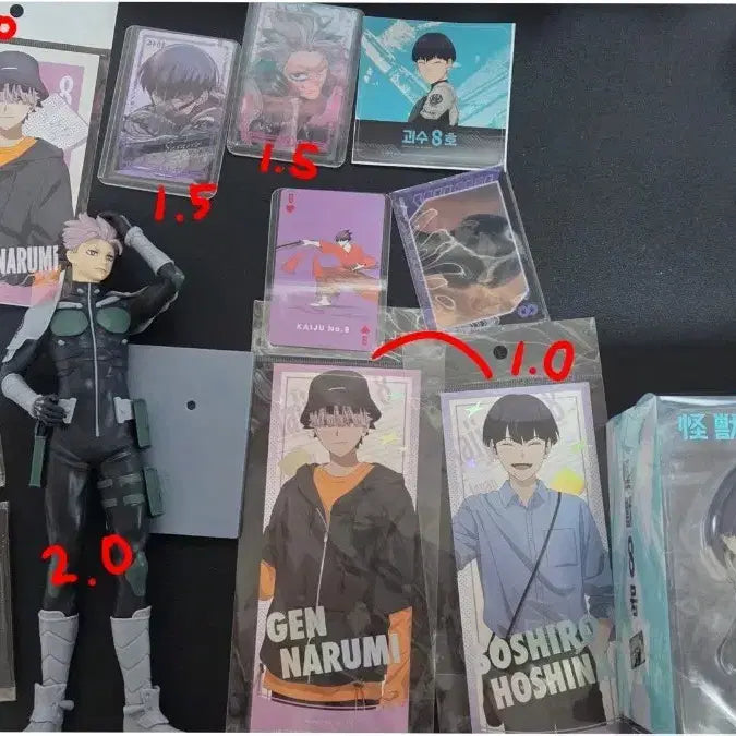 [BUNJANG] Kaiju No. 8 Hoshina Soshiro &amp; Narumi Gen Merchandise Bundle / 괴수8호 호시나 나루미