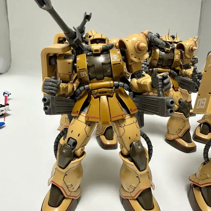 [BUNJANG] Bandai HG Zaku Half Cannon (Assembled) Bundle Set / 가조립 일괄 7기 반다이 HG 자쿠 하프 캐논 일괄. 건프라
