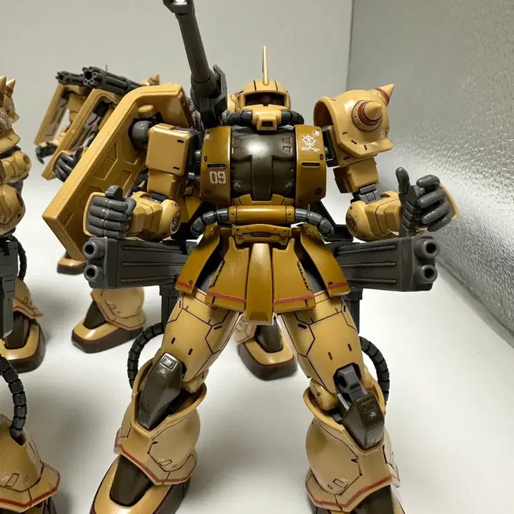 [BUNJANG] Bandai HG Zaku Half Cannon (Assembled) Bundle Set / 가조립 일괄 7기 반다이 HG 자쿠 하프 캐논 일괄. 건프라