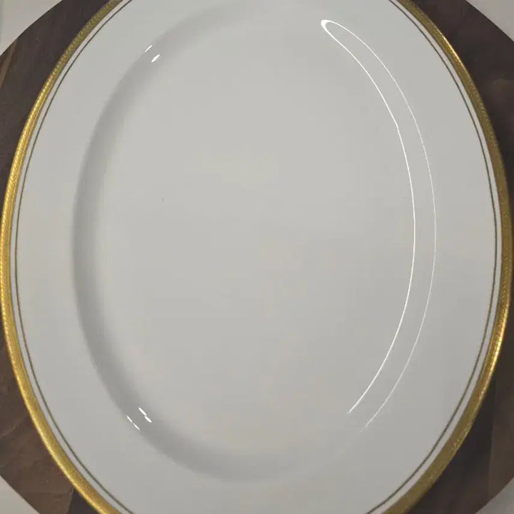 [BUNJANG] Vintage Aynsley Large Oval Platter / 빈티지 앤슬리 오벌 접시(대형)
