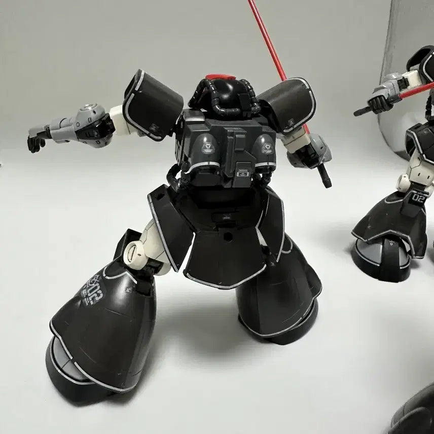 [BUNJANG] Bandai Gunpla HG The Origin Dom Test Type Platoon (Pre-assembled Bundle) / 가조립 3기 일괄 반다이 건프라 HG 디 오리진 돔 테스트 타입 소대