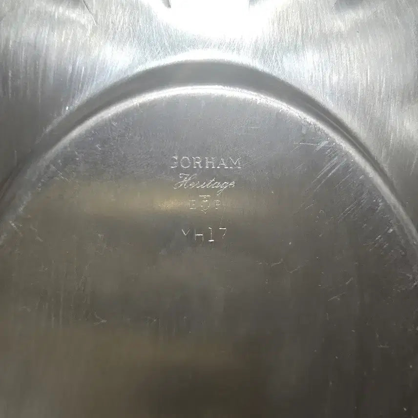 [BUNJANG] Vintage Silver Plated Gravy Boat with Tray / 빈티지 실버 플레이트 그레이보트 소스보트