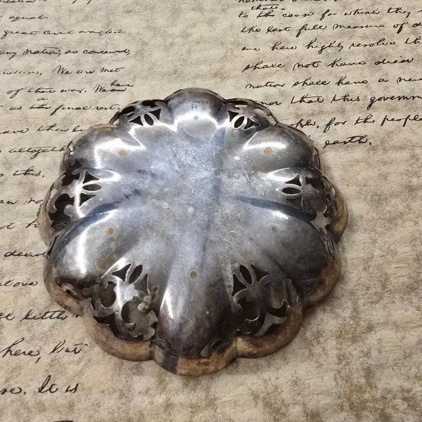 [BUNJANG] Vintage Silver Plate Mini Dish / 빈티지 실버 플레이트 미니디쉬