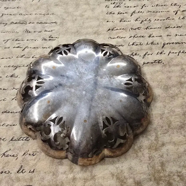 [BUNJANG] Vintage Silver Plate Mini Dish / 빈티지 실버 플레이트 미니디쉬