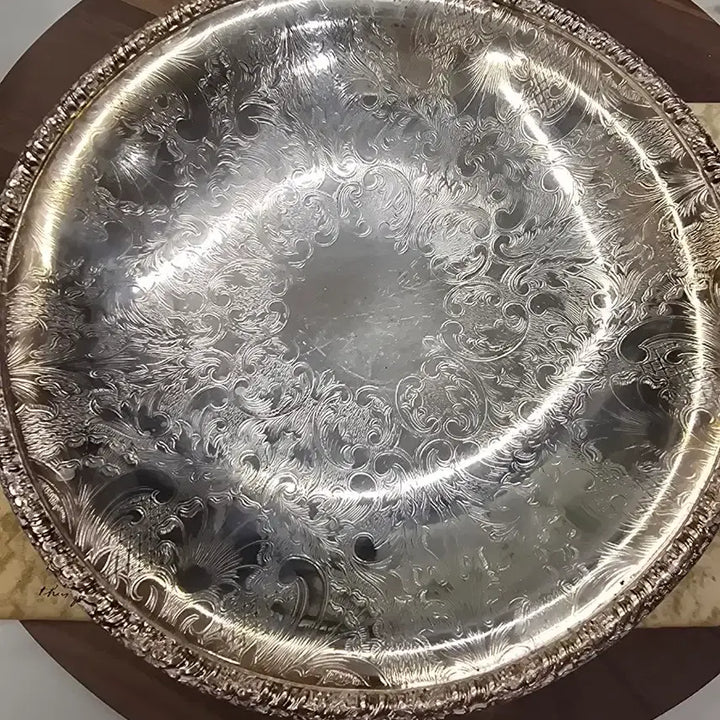 [BUNJANG] Sheffield Vintage Silver Plate Compote / 영국 쉐필드 빈티지 실버 플레이트 컴포트