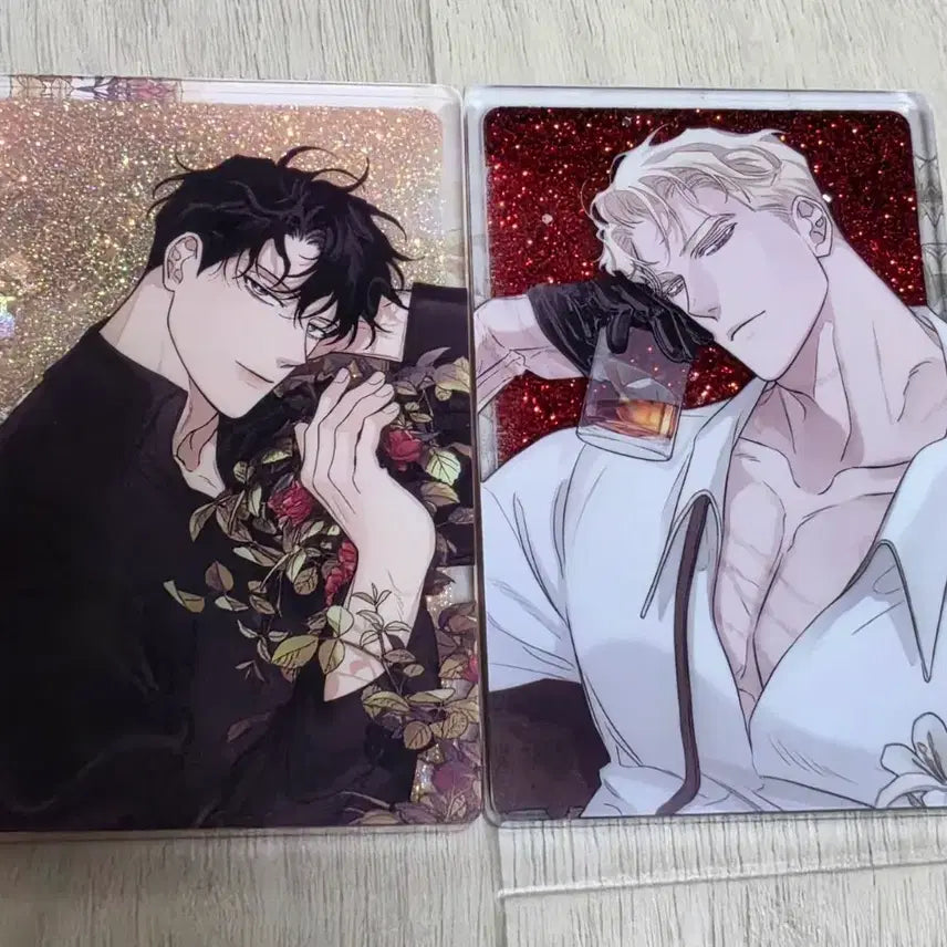 [BUNJANG] Jangmiwa Champagne Caesar &amp; Jeong Won Water Glitter Bundle Set / 장미와샴페인 워터글리터
