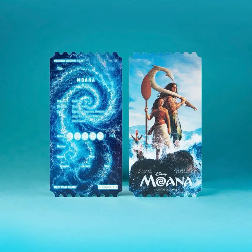 [BUNJANG] Moana Original Ticket (Sealed) / 미개봉 모아나 오리지널티켓
