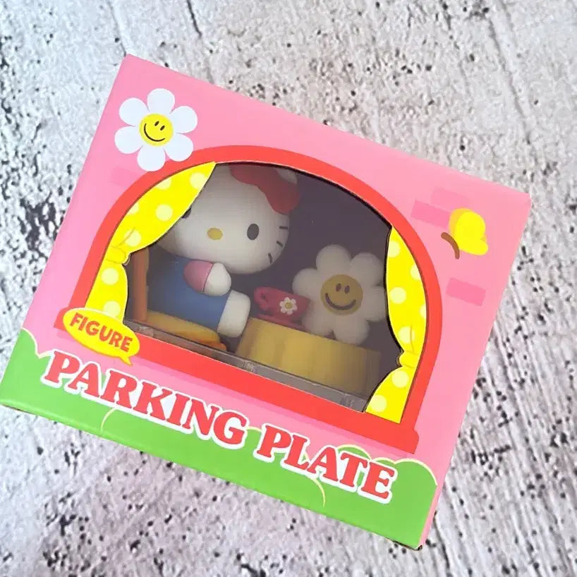 [BUNJANG] Wiggle Wiggle Hello Kitty Parking Number Plate New / 위글위글 헬로키티  주차번호판 새상품
