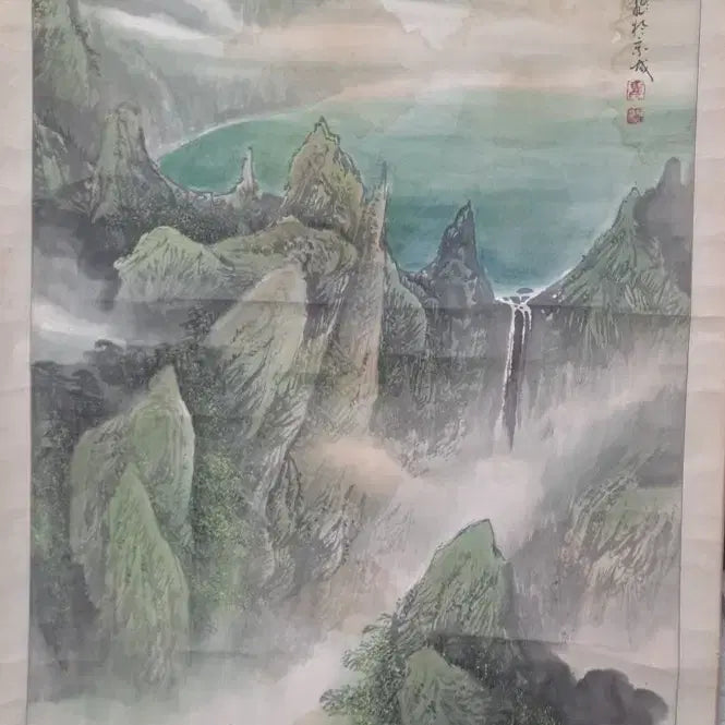 [BUNJANG] Baekdusan Cheonji Landscape Painting / 백두산천지 그림(위)