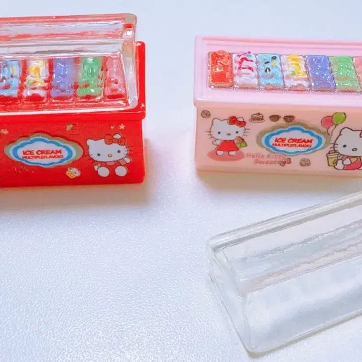[BUNJANG] Sanrio Hello Kitty Ice Cream 2-Set Figure / 키티 아이스크림 2종 세트