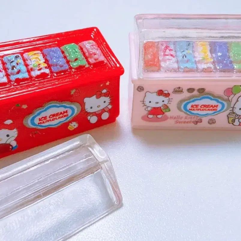 [BUNJANG] Sanrio Hello Kitty Ice Cream 2-Set Figure / 키티 아이스크림 2종 세트