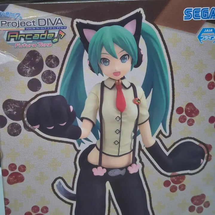 [BUNJANG] Hatsune Miku Project Diva Nyanko Figure (Sealed) / 미개봉) 하츠네 미쿠 프로젝트 디바 냥코 피규어