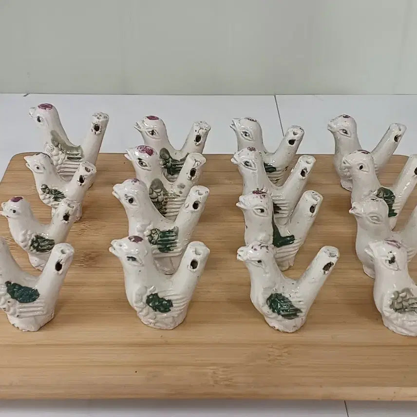 [BUNJANG] Ceramic Bird Shaped Water Whistle Set (5 pcs) / 도자기 새 모양  물피리 새피리  5개 15000원ㅡ랜덤발송