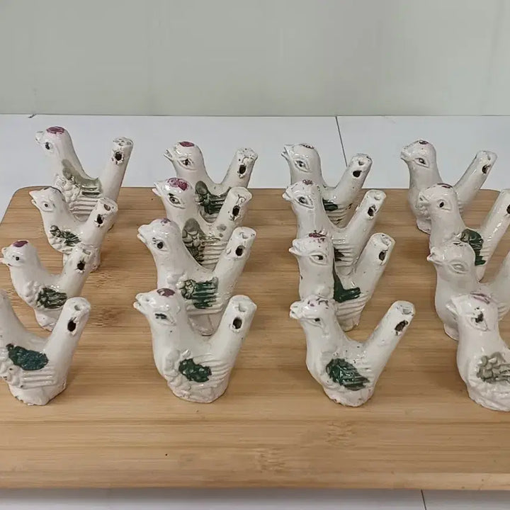 [BUNJANG] Ceramic Bird Shaped Water Whistle Set (5 pcs) / 도자기 새 모양  물피리 새피리  5개 15000원ㅡ랜덤발송