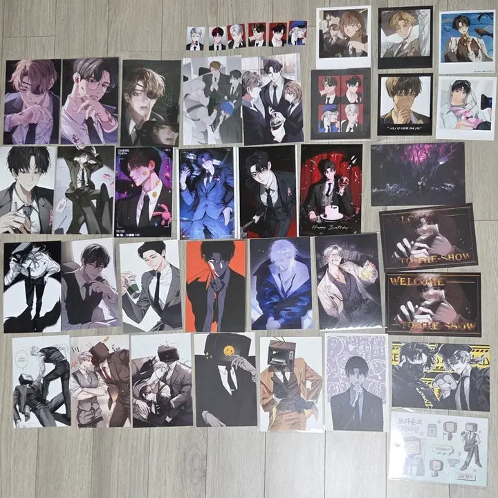 [BUNJANG] Kim Sol-eum Baek Sa-heon Third Brown Baek-il-mong Postcard Bundle Set / 괴출 괴담출근 김솔음 백사헌 제삼 브라운 백일몽 엽서 프박 증명사진 일괄
