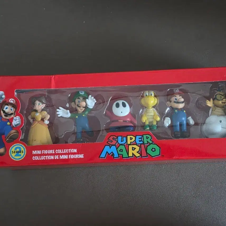 [BUNJANG] Super Mario 6 Mini Figures Set (Sealed) / 슈퍼마리오 미니 피규어 6종(미개봉)