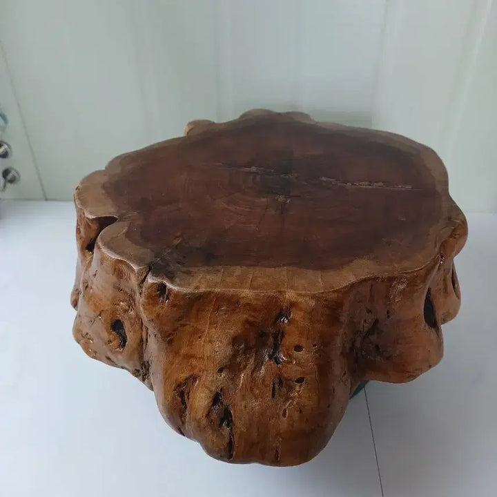 [BUNJANG] Ziziphus Wood Stand Shelf Base / 근대사 수집품 민속품 대추나무 원목 좌대 선반 받침대