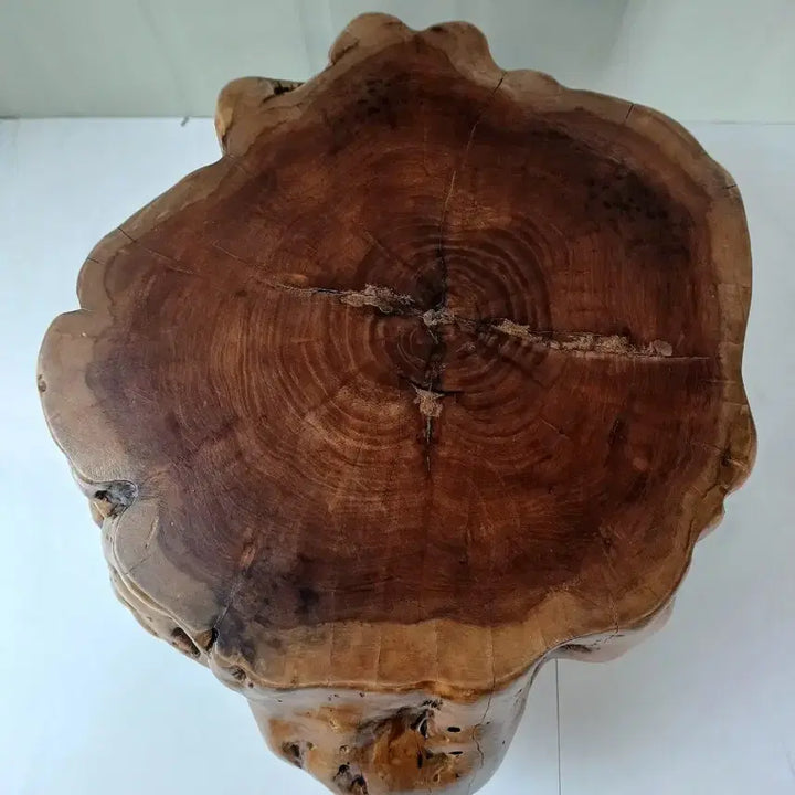[BUNJANG] Ziziphus Wood Stand Shelf Base / 근대사 수집품 민속품 대추나무 원목 좌대 선반 받침대