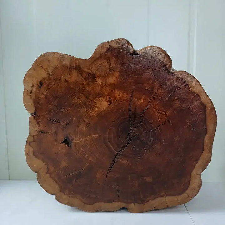 [BUNJANG] Ziziphus Wood Stand Shelf Base / 근대사 수집품 민속품 대추나무 원목 좌대 선반 받침대