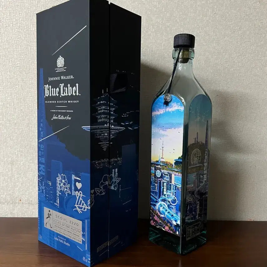[BUNJANG] Johnnie Walker Blue Label Seoul 2220 Empty Bottle / 조니워커 블루라벨 서울 2220 공병
