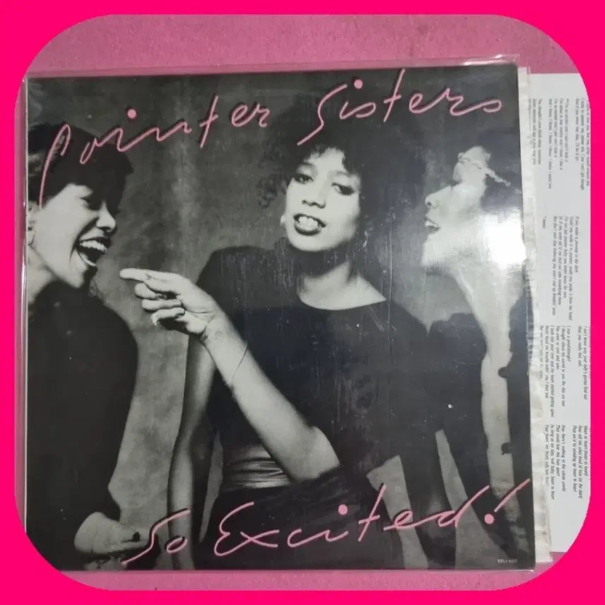 [BUNJANG] Pointer Sisters LP Vinyl Record / 포인터 시스터즈 LP.NM/NM