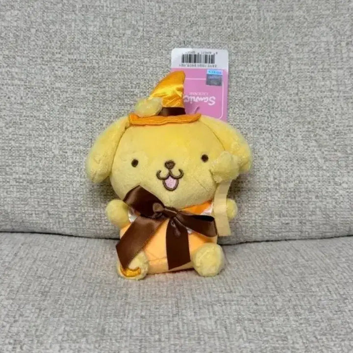 [BUNJANG] Sanrio Pompompurin Wizard 13cm Keyring Plush Doll / 정품 산리오 폼폼푸린 마법사 13cm 키링 인형