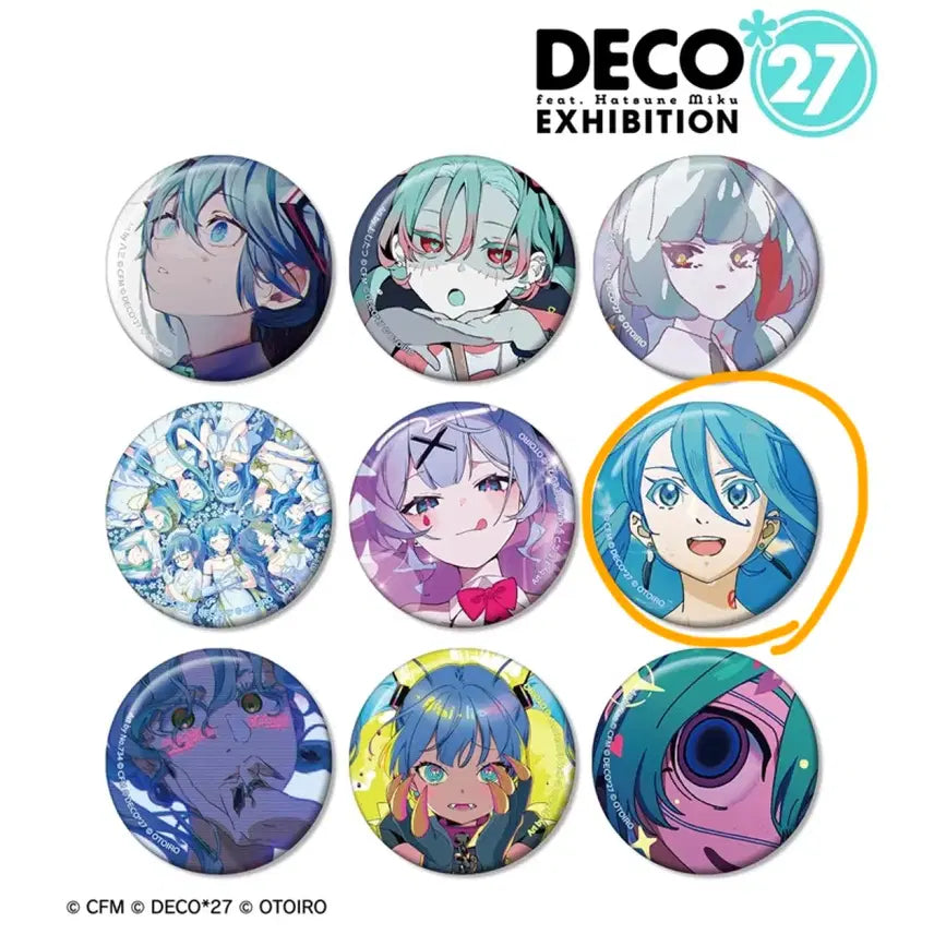 [BUNJANG] DECO*27 Hatsune Miku Badge DecoNyna / DECO*27 미쿠 뱃지 데코니나