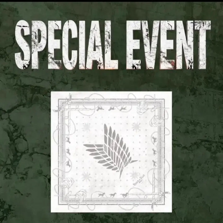 [BUNJANG] SPAO Attack on Titan Survey Corps Bandana (Limited Edition) / 스파오 진격의거인 콜라보 한정 조사병단 반다나 판매