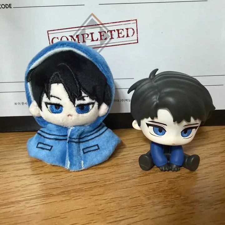 [BUNJANG] GyeDamCheugUn JaeGwan Sitting Figure Plush Set / 괴담출근 재관 피규어 인형