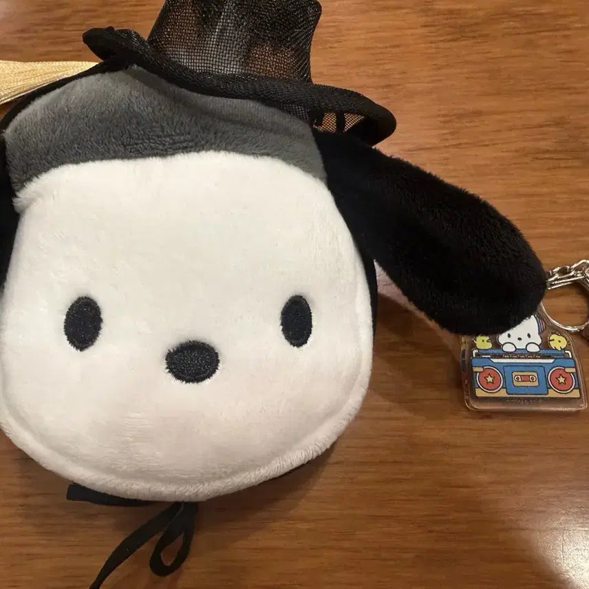 [BUNJANG] Ediya Sanrio Pochacco Pouch Keyring / 이디야 산리오 인형 파우치 키링 포차코 키링