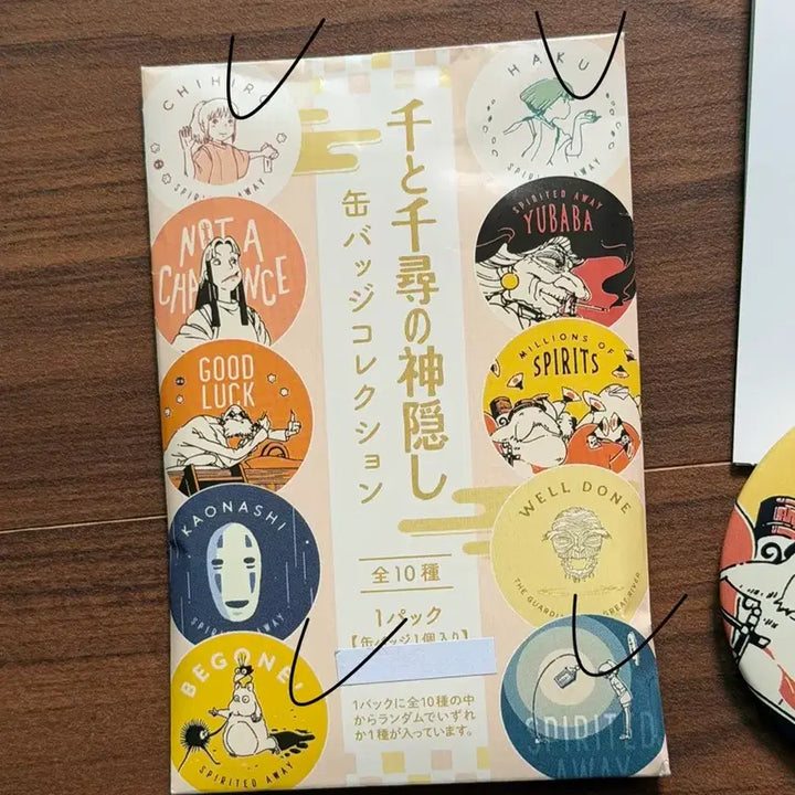 [BUNJANG] Spirited Away Gods Can Badge / 교환 가능 ) 지브리 센과 치히로의 행방불명 신들 캔뱃지