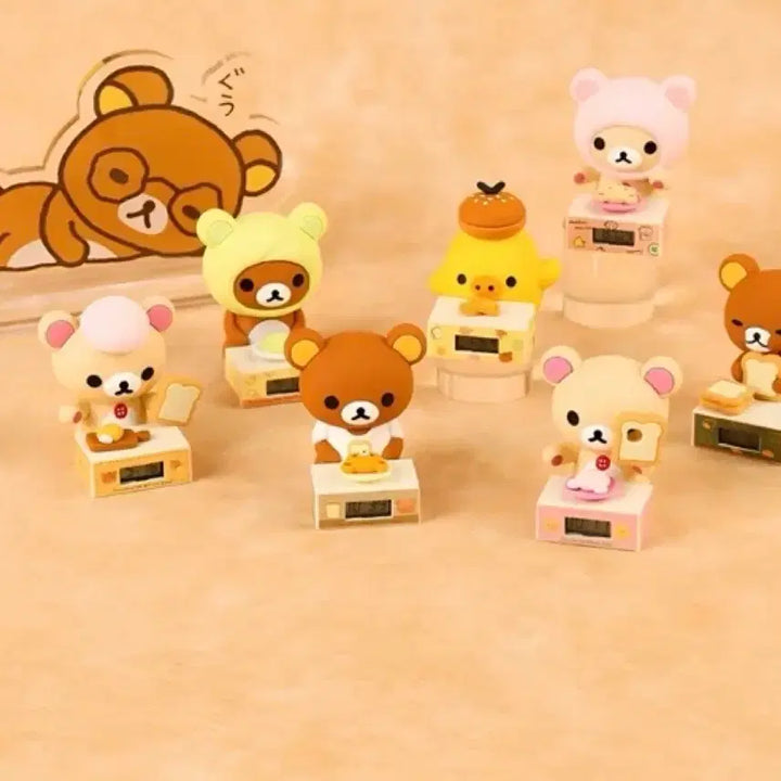 [BUNJANG] Rilakkuma Bakery Mini Figure Clock Korilakkuma / 리락쿠마 베이커리 미니 피규어 시계 코리락쿠마 새상품
