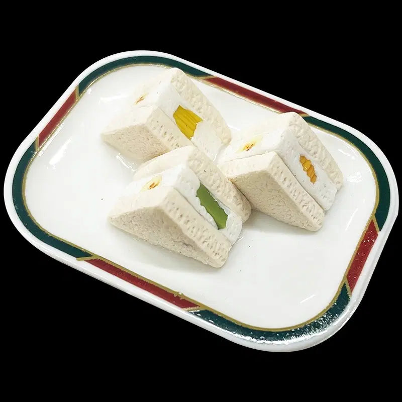 [BUNJANG] Komparu x Dream Capsule Fruit Sandwich Miniature (1/12 Scale) / 과일 샌드위치 단품 후르츠 산도 일본 드림캡슐 한정 가챠 콘파루 미니어쳐 미니츄어 컬렉션 컴팔 1/12 인형 넨도로이드 호환 소품 레인보우 가챠