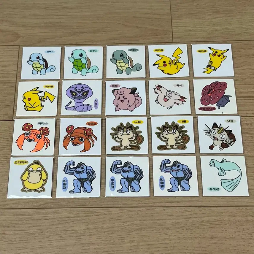 [BUNJANG] 1999 Pokemon Card (Unsealed Sticker) / 99년(구버전) 포켓몬(안뗀씰)