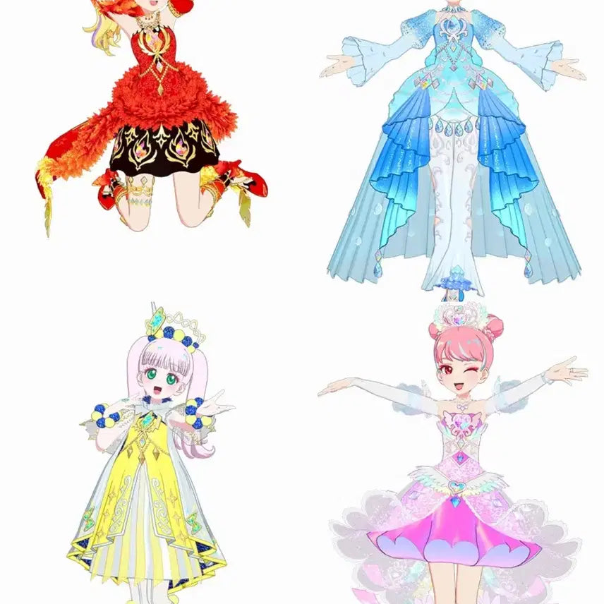 [BUNJANG] Aikatsu! Elements Coordi Set 4 Types Bundle / 일본판 아이프리버스 프리마지 엘레먼츠 코디 세트 4종 일괄 (아이프리 프린팅)