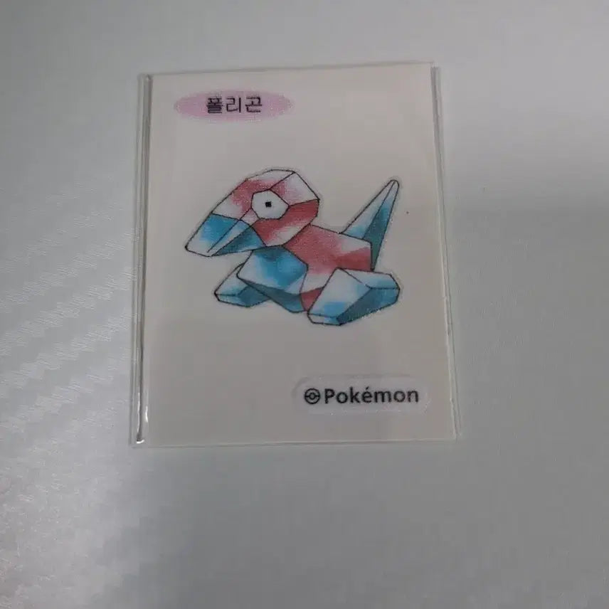 [BUNJANG] Pokemon Stickers Artwork Polygo / 포켓몬 띠부씰 아트워크 폴리곤