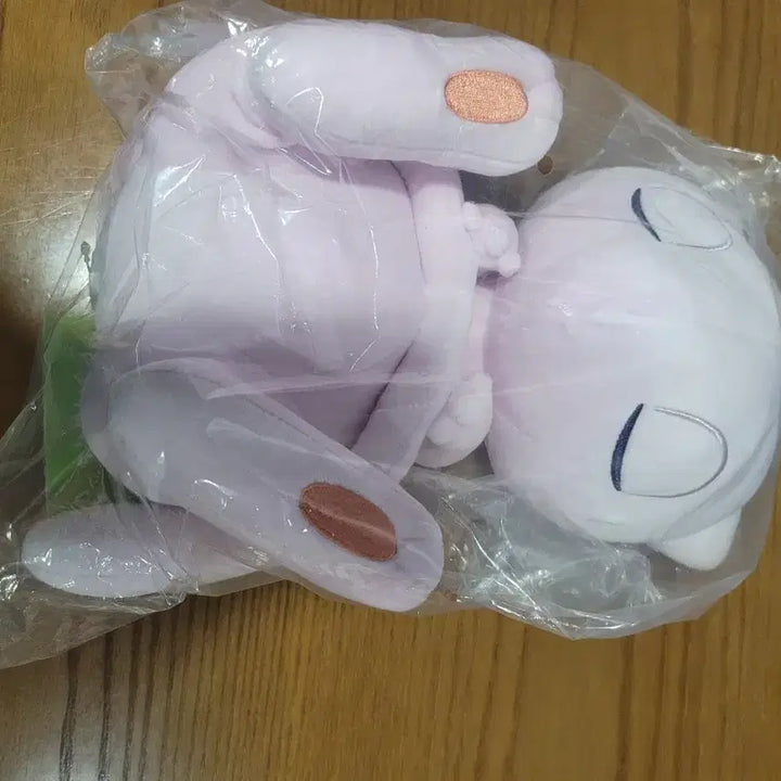 [BUNJANG] Pokemon Mew Sleeping Plush Toy / 포켓몬스터 뮤 포켓몬 슬립 잠자는 인형 말랑 누이구루미 포케센 일포센 굿즈 누이 봉제인형 포슬립 잘자요
