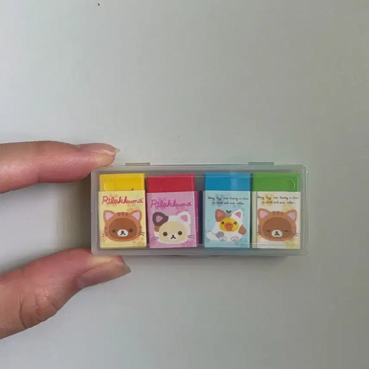 [BUNJANG] Rilakkuma Mini Eraser Set / 고전문구 리락쿠마 미니 지우개 세트
