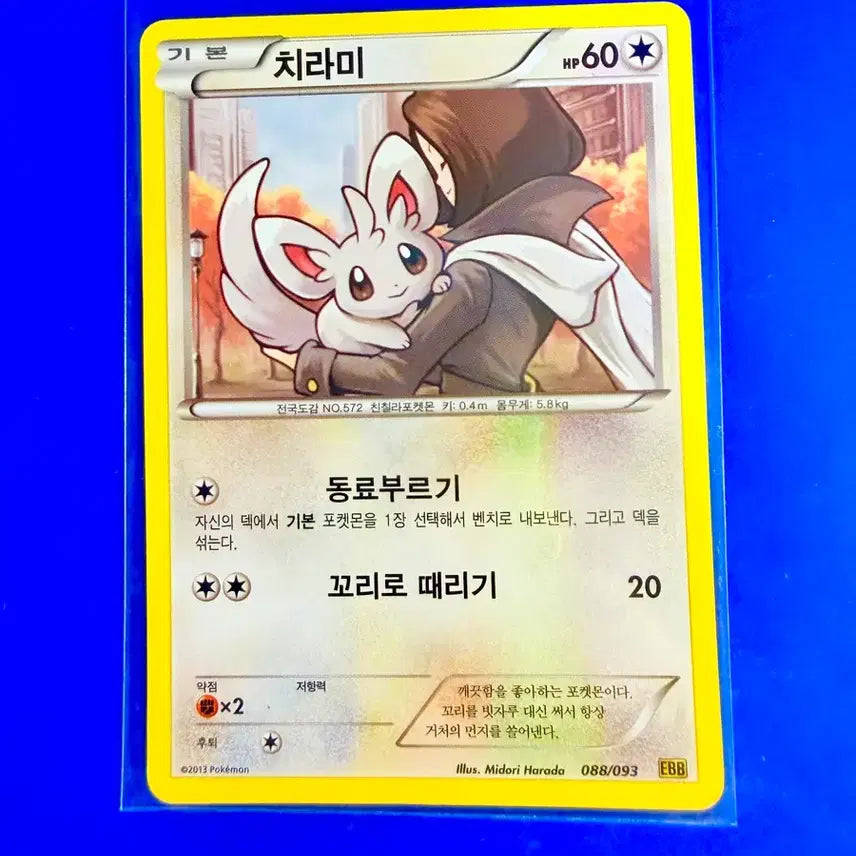 [BUNJANG] Pokemon Card 2013 Ancient Card EBB Chirami Card / 포켓몬카드 2013년 고대카드 EBB 치라미 카드